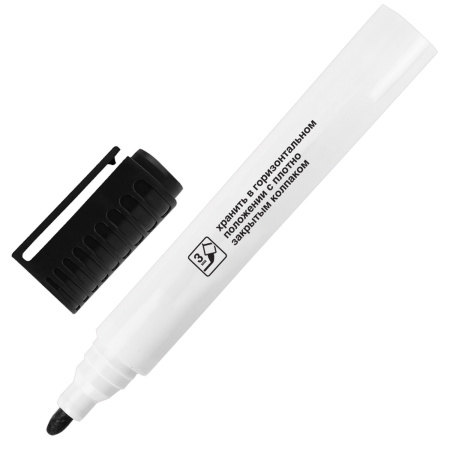 Маркеры стираемые для белой доски НАБОР 4 ЦВЕТА, ОФИСМАГ, круглый наконечник, 3 мм, 152222 - Маркеры для досок