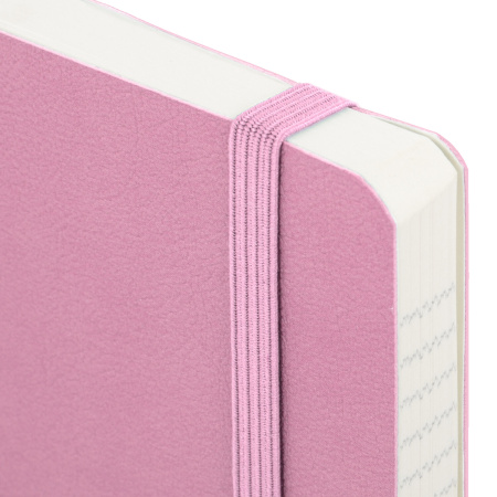 Блокнот МАЛЫЙ ФОРМАТ (100x150 мм) А6, BRAUBERG "Metropolis Ultra", под кожу, 80 л., клетка, розовый, 113322 - Бизнес-блокноты и бизнес-тетради