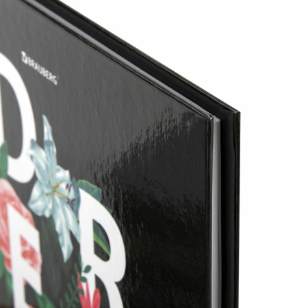 Дневник 1-11 класс 40 л., твердый, BRAUBERG, глянцевая ламинация, "Flowers", 106372 - Дневники универсальные