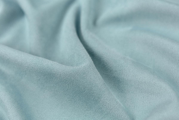 Двусторонняя (искусственная) замша цвет пыльно-мятный, 30*70 см, плотность 330 гр - Искусственная замша