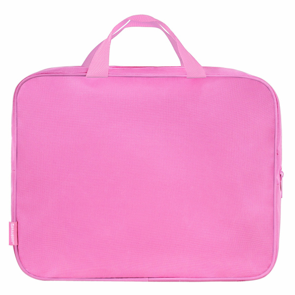 Папка на молнии с ручками BRAUBERG А4, 1 отделение, полиэстер, 80 мм, "Elegant cat", 271481 - Папки-сумки с ручками