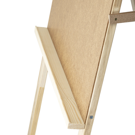 Мольберт напольный "Хлопушка", планшет 60x58 см, в собранном виде 58x120x5 см, BRAUBERG ART DEBUT, 192336 - Мольберты