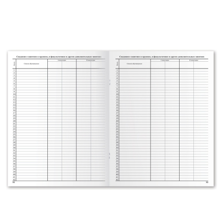 Классный журнал BRAUBERG 5-11 кл., универсальный, А4, 200х290 мм, твердая ламин. обложка, 125686 - Классные журналы