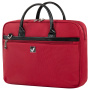 Сумка-портфель BRAUBERG с отделением для ноутбука 15,6", "Dialog", 3 кармана, красная, 40х30х7 см, 240462 - Сумки деловые с отделением для ноутбука и планшета