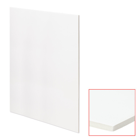 Пенокартон матовый, 70х100 см, толщина 5 мм, белый, BRAUBERG, 112479 - Пенокартон
