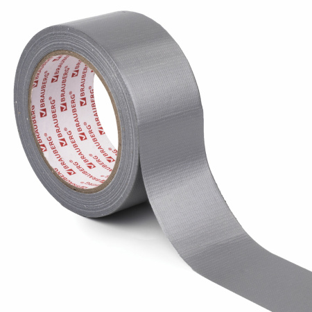 Клейкая АРМИРОВАННАЯ лента 50 мм *40 м, ПРОЧНАЯ ТКАНЕВАЯ ОСНОВА, BRAUBERG - Клейкие ленты канцелярские