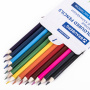 Карандаши цветные стираемые с ластиком BRAUBERG ERASABLE, 12 цветов, мягкий грифель 3 мм, 181932 - Карандаши цветные