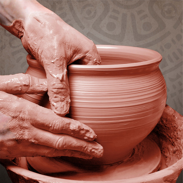 Глина для лепки красная ОСТРОВ СОКРОВИЩ, 1 кг, готовая, размачиваемая, 664681 - Пластичная масса для моделирования