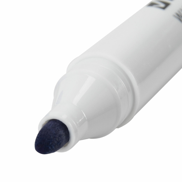 Маркер стираемый для белой доски СИНИЙ, BRAUBERG "CLASSIC", 3 мм, с клипом, 152115 - Маркеры для досок