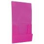 Папка на резинках BRAUBERG "Neon", неоновая, розовая, до 300 листов, 0,5 мм, 227462 - Папки на резинках пластиковые