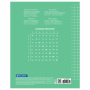 Тетрадь 12 л. BRAUBERG ЭКО "5-КА", крупная клетка, обложка плотная мелованная бумага, ЗЕЛЕНАЯ, 104761 - Тетради 12-24 листов