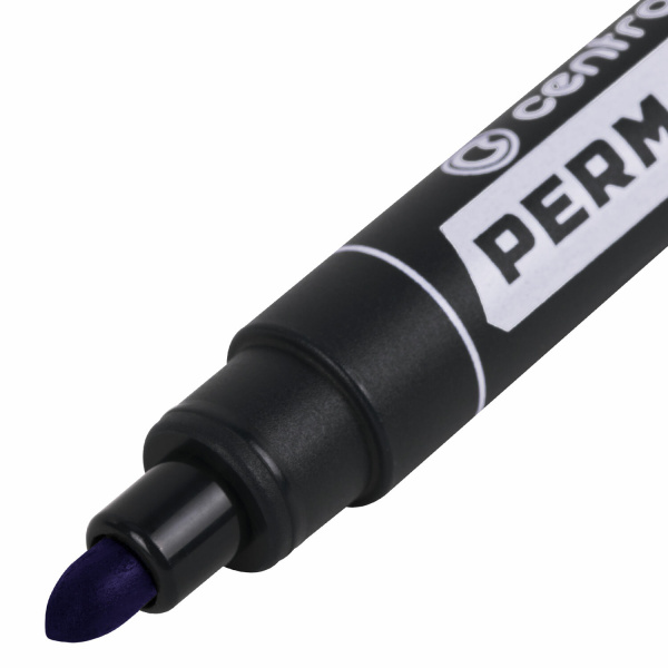 Маркер перманентный CENTROPEN 8566, СИНИЙ, круглый наконечник, 2,5 мм, 5 8566 0106 - Маркеры перманентные