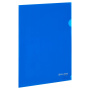 Папка-уголок А4, синяя, 0,10 мм, BRAUBERG EXTRA, 271699 - Папки-уголки пластиковые