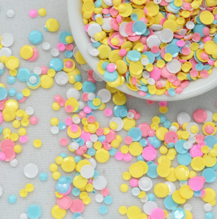 Наполнитель для шейкера "Конфетти" в пластиковой бутылочке 83*11 мм