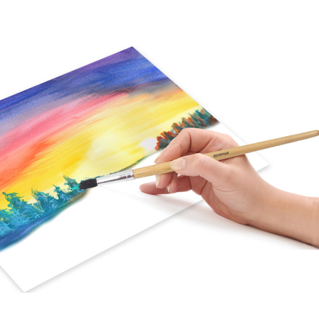 Кисть BRAUBERG, белка, круглая, № 7, 200184 - Кисти для рисования