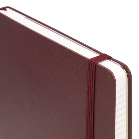 Блокнот А5 (130х210 мм), BRAUBERG ULTRA, балакрон, 80 г/м2, 96 л., клетка, бордовый, 113037 - Бизнес-блокноты и бизнес-тетради