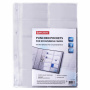 Папки-файлы на 20 визиток BRAUBERG, КОМПЛЕКТ 10 шт., А4 (210х297 мм), перфорированные, ПВХ 120 мкм, 231831 - Папки перфорированные специальные