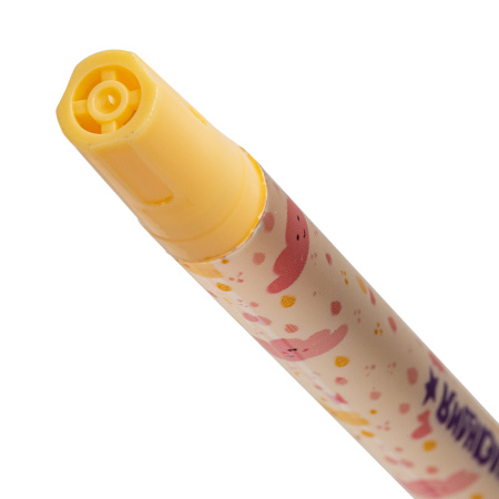 Ручка шариковая ЮНЛАНДИЯ "SPOTS", синяя, SOFT TOUCH покрытие, узел 0,7 мм, линия письма 0,35 мм, 143733 - Ручки шариковые неавтоматические