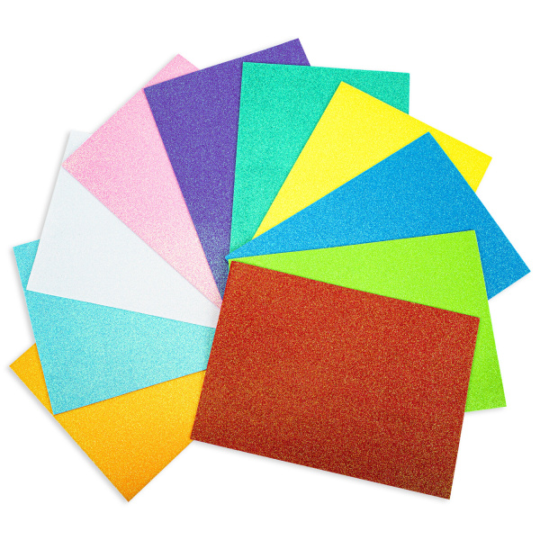 Пористая резина/фоамиран А4, 2 мм, ОСТРОВ СОКРОВИЩ, 10 листов, 10 цветов, иридисцентные цвета, 665101 - Цветная пористая резина и пластик