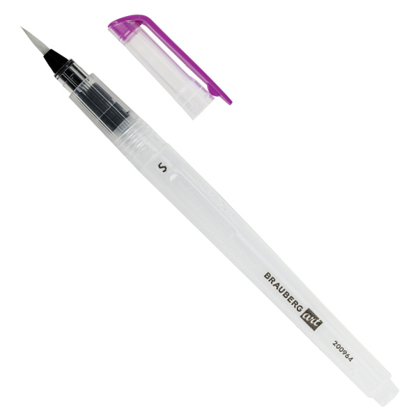 Кисти художественные с резервуаром для воды, синтетика, набор 3 шт., BRAUBERG ART DEBUT, 200964 - Кисти художественные в наборах