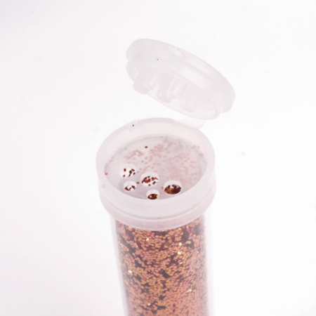 Блестки (глиттер) для декора, поделок, DIY, творчества, оформления, ОСТРОВ СОКРОВИЩ, НАБОР МЕТАЛЛИК, 6 цветов по 6,5 грамм, блистер, 662222 - Блестки для декора