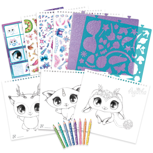 Серия Space: Раскраска для девочек - Мифики - Наборы для рисования