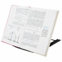 Подставка для книг, ноутбуков, планшетов, BRAUBERG "Germanium", 240х195х20 мм, черная, металл, 237987 - Подставки для книг