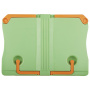 Подставка для книг ЮНЛАНДИЯ, регулируемый наклон, прочный ABS-пластик, светло-зеленая, 237898 - Подставки для книг