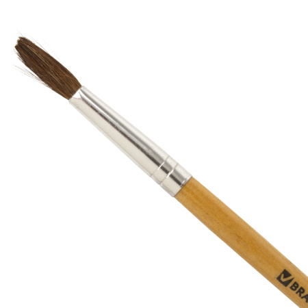 Кисть BRAUBERG, пони, круглая, № 5, 200191 - Кисти для рисования