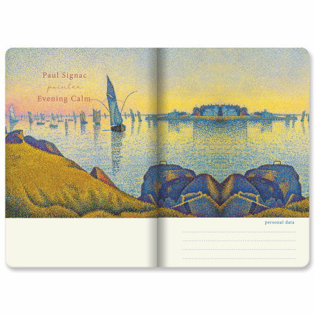 Тетради 40 л. в точку обложка SoftTouch, НАБОР 3 шт., бежевая бумага 70 г/м2, сшивка, А5 (147х210 мм), MASTERPIECE, BRAUBERG, 403802 - Тетради 40-48 листов