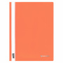 Скоросшиватель пластиковый BRAUBERG, А4, 130/180 мкм, оранжевый, 228673 - Папки-скоросшиватели мягкие