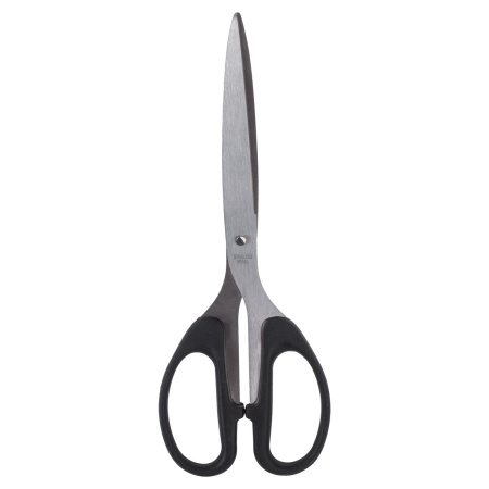 Ножницы BRAUBERG "Classic", 210 мм, чёрные, классической формы, 2-х сторонняя заточка, 230935 - Ножницы универсальные
