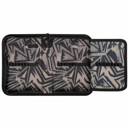 Пенал BRAUBERG, 1 отделение, 1 откидная планка, полиэстер, 21х14 см, "Fighter", 270715 - Пеналы каркасные