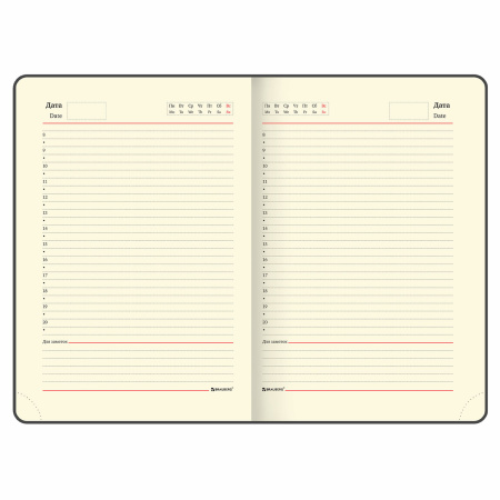 Ежедневник недатированный А5 (138х213 мм), BRAUBERG VISTA, под кожу, гибкий, 136 л., "Edvard Munch", 111984 - Ежедневники с покрытием "под кожу и ткань"