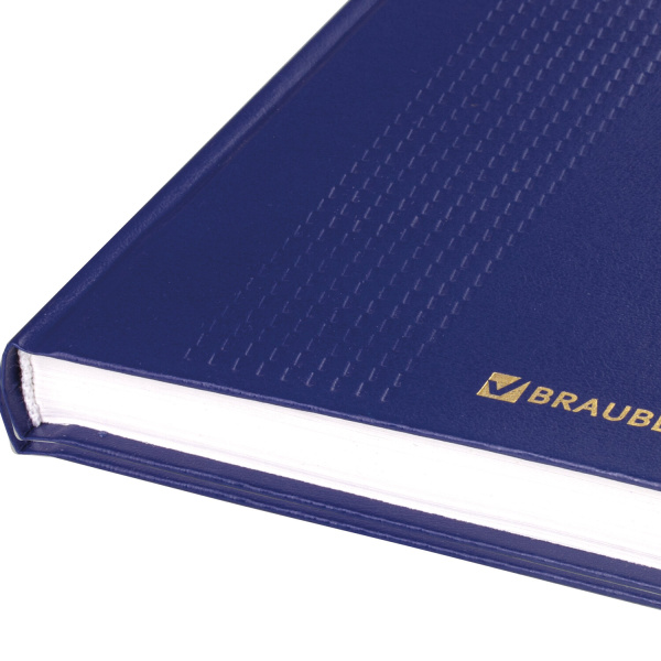 Ежедневник датированный на 4 года А5 135х207 мм BRAUBERG бумвинил 192 л., синий, 123521 - Ежедневники с твердой обложкой