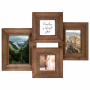 Рамка из мангового дерева BRAUBERG LOFT QUAD, фото разного размера, акриловый экран, 52х39 см, 391283 - Рамки для дипломов, сертификатов, грамот, фотографий