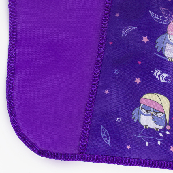 Фартук с нарукавниками ПИФАГОР, 44x55 см, 1 карман, дизайн на кармане, "Owls", 270191 - Аксессуары для рисования