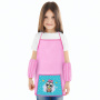 Фартук с нарукавниками для уроков труда ПИФАГОР, 1 карман, 44x55 см, "Smart Penguin", 271645 - Аксессуары для рисования