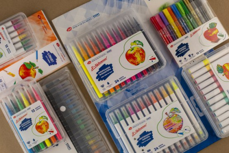 Набор маркеров акриловых "Я-Художник!" (структура клапана), 12 цветов - Аквамаркеры