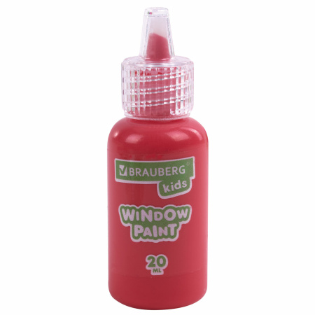 Краски витражные BRAUBERG KIDS, 10 ярких цветов, 10 туб по 20 мл, книга шаблонов, 191761 - Декоративные и хобби краски