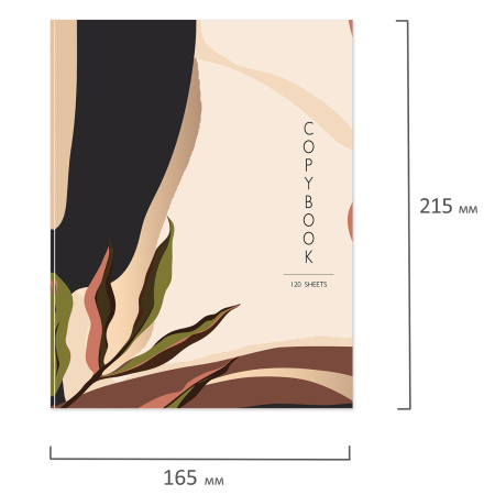 Тетрадь на кольцах А5 (165х215 мм), 120 листов, твердый картон, клетка, BRAUBERG, Vision, 404075 - Тетради на кольцах и сменные блоки к ним