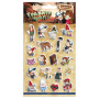 Наклейки объемные АССОРТИ, 11х20 см, PRIORITY - Наклейки