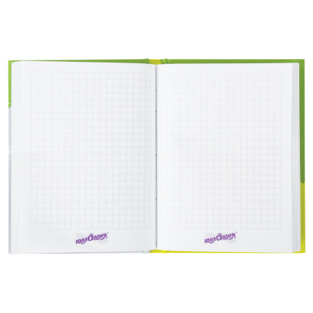 Блокнот МАЛЫЙ ФОРМАТ 110х147 мм А6, 80 л., твердый, клетка, ЮНЛАНДИЯ, "Умный кролик", 111620 - Блокноты в книжном переплете