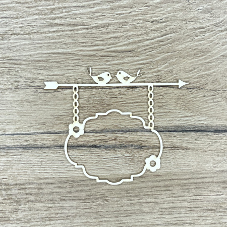 Чипборд "Рамочка с птичками" толщина 1,55 мм