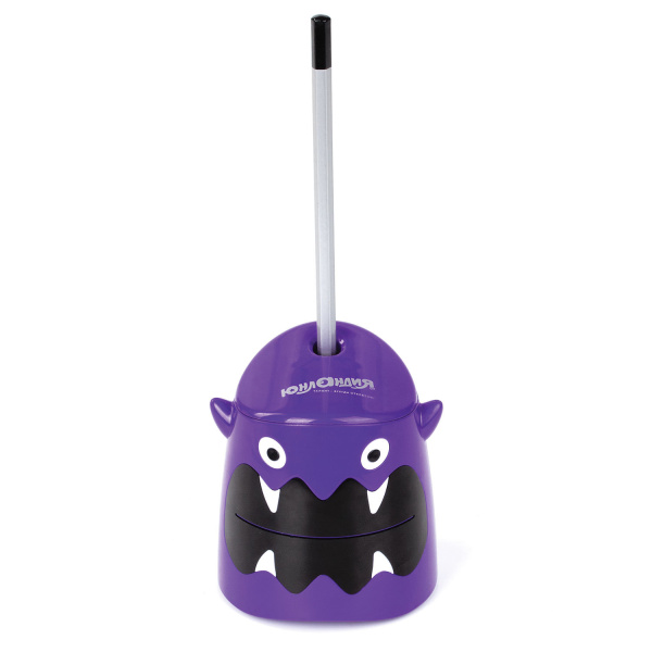 Точилка электрическая ЮНЛАНДИЯ "Монстрик", питание от 4 батареек АА, дополнительное сменное лезвие, 228428 - Точилки электрические