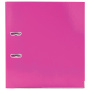 Папка-регистратор BRAUBERG "EXTRA", 75 мм, розовая, двустороннее покрытие пластик, металлический уголок, 228575 - Папки-регистраторы с арочным механизмом