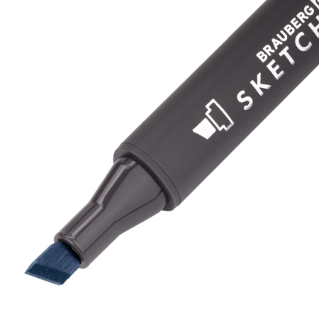 Маркер для скетчинга двусторонний 1 мм - 6 мм BRAUBERG ART CLASSIC, СВЕТЛАЯ МОРСКАЯ ВОЛНА (B222), 151840 - Скетчмаркеры поштучно