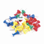 Набор BRAUBERG, силовые кнопки, 60 шт., шарики 60 шт., кубики 60 шт., флажки 60 шт., 223518 - Наборы канцелярских мелочей