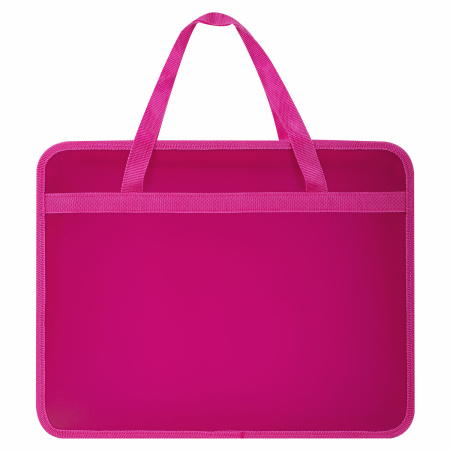 Папка на молнии с ручками BRAUBERG А4, 1 отделение, пластик, 80 мм, "Anime city", 271468 - Папки-сумки с ручками