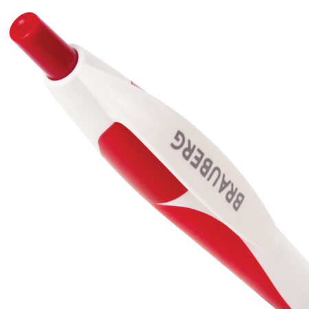 Ручка шариковая автоматическая BRAUBERG "Caribbean", СИНЯЯ, корпус ассорти, узел 0,7 мм, линия письма 0,35 мм, 141159 - Ручки шариковые автоматические